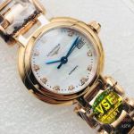 Swiss Grade Copy Longines PrimaLuna VS Factory L592 Watch Mother-Of-Pearl Dial